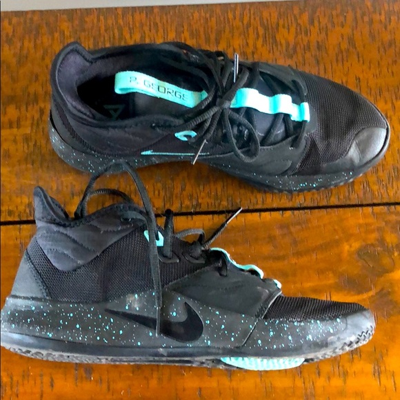 paul george shoes mens silver